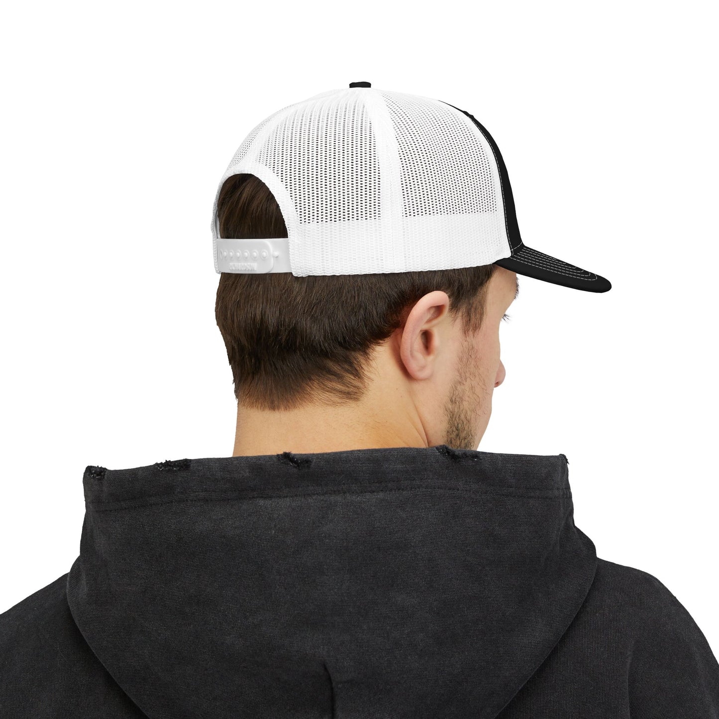 Rowdy Hammers Rectangle Logo Embroidered Trucker Cap