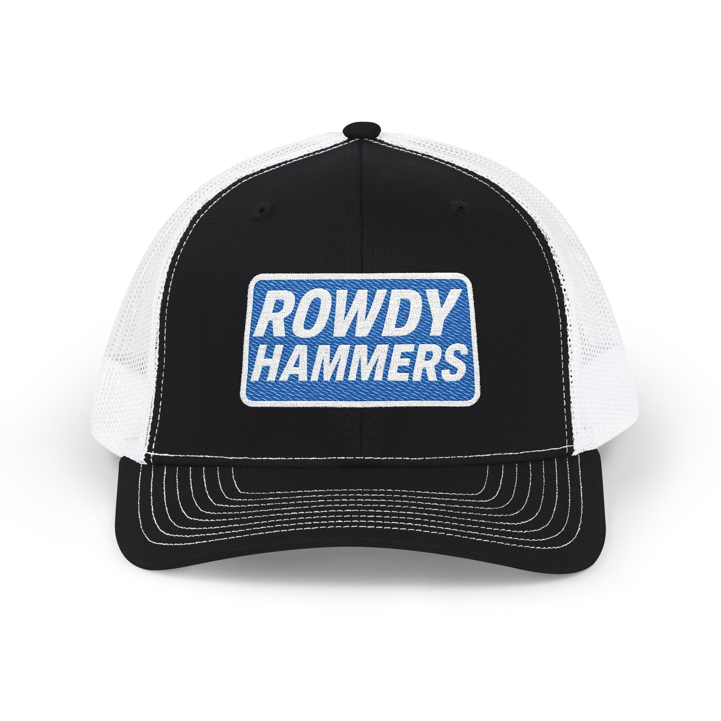 Rowdy Hammers Rectangle Logo Embroidered Trucker Cap