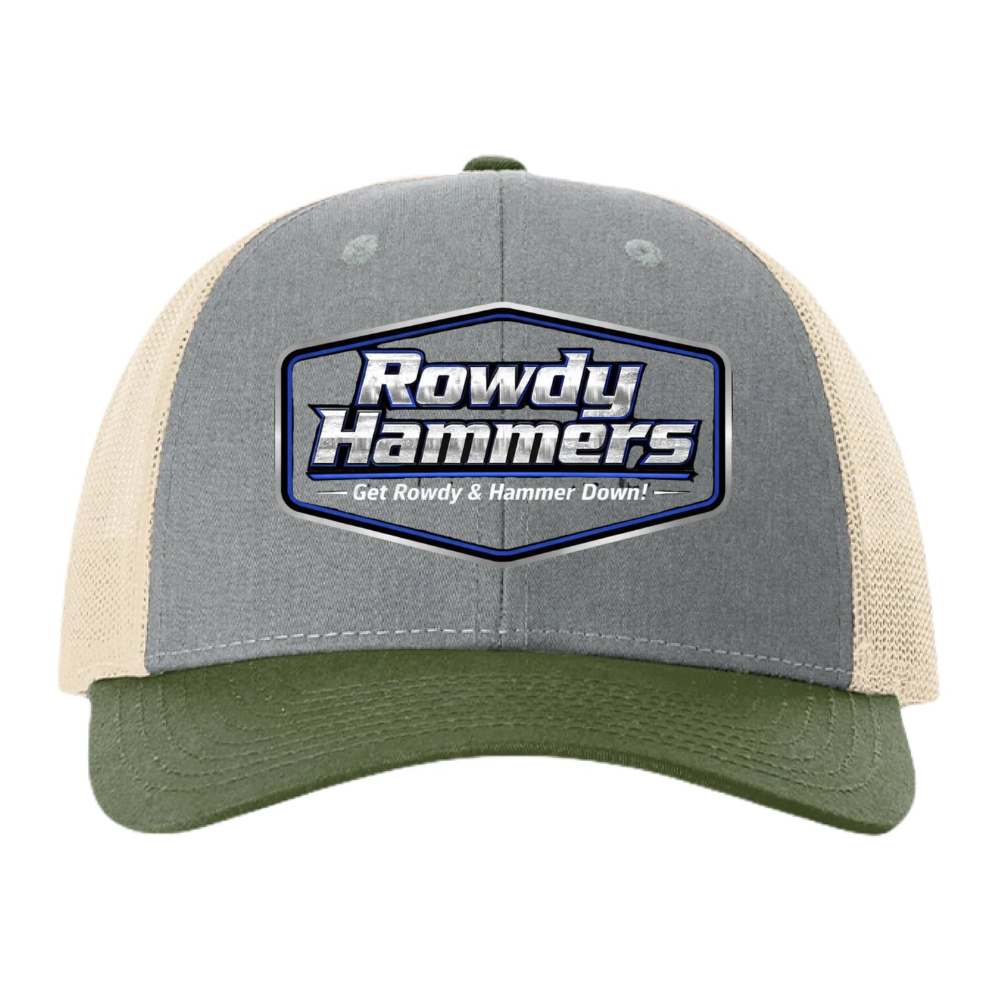 Heather Grey/ Birch/ Army - FRONT