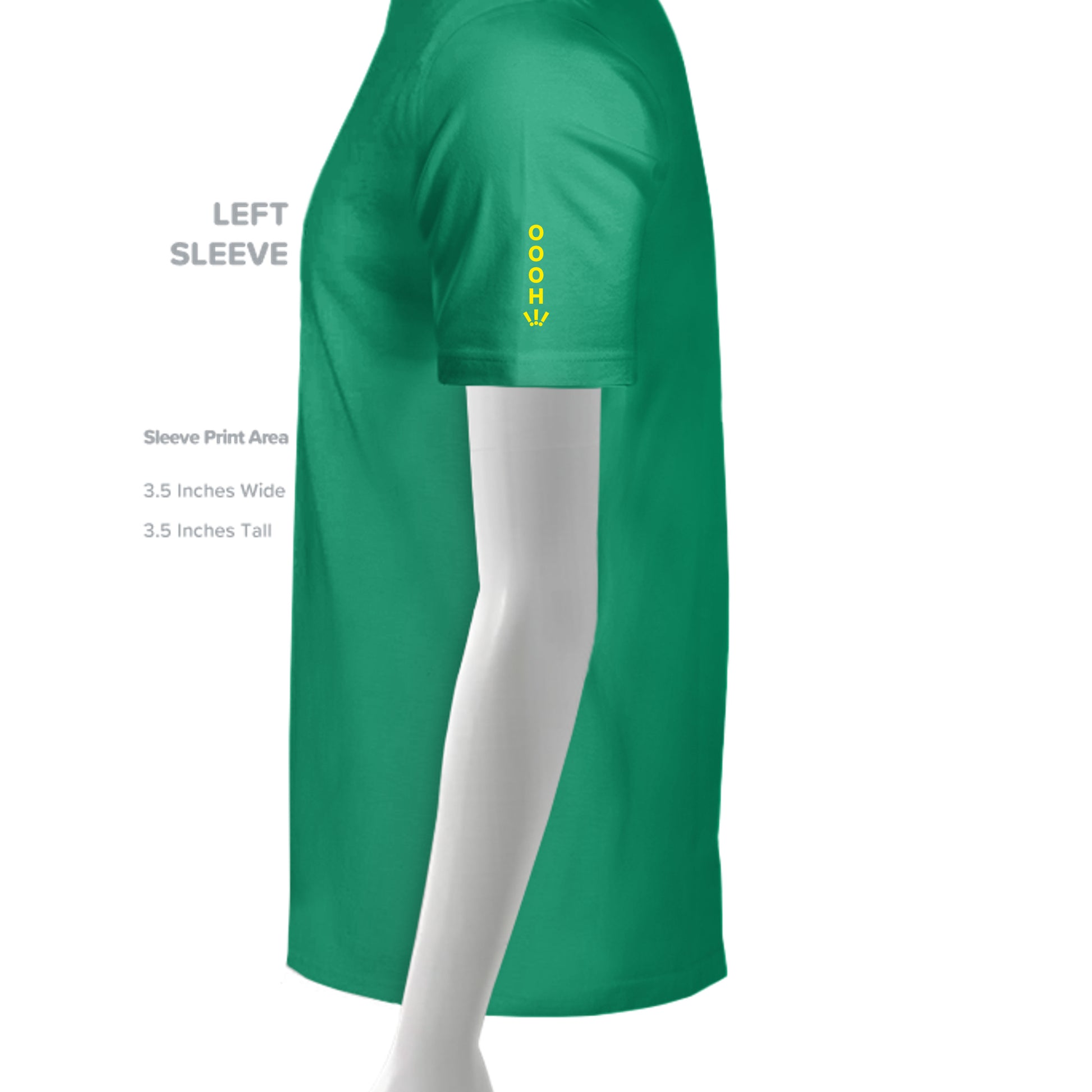 KELLY GREEN - G800 - SLEEVE_LEFT