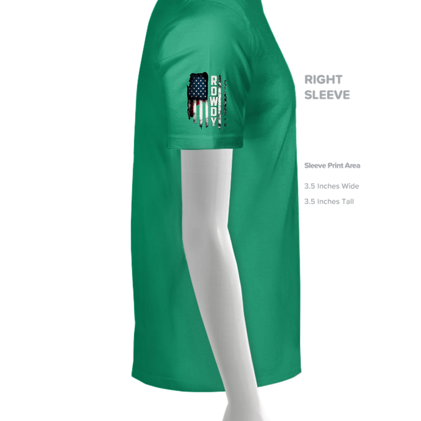 KELLY GREEN - G800 - SLEEVE_RIGHT